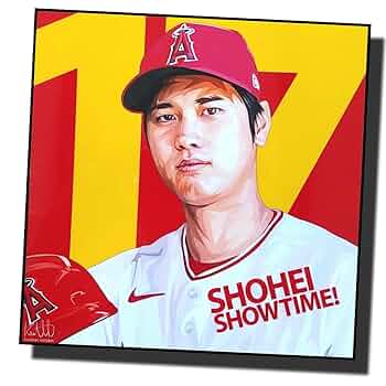 MLB エンゼルス　大谷翔平 ポスター インテリア絵画 Amazon.co.jp: MLB エンゼルス 大谷翔平 ポスター インテリア
